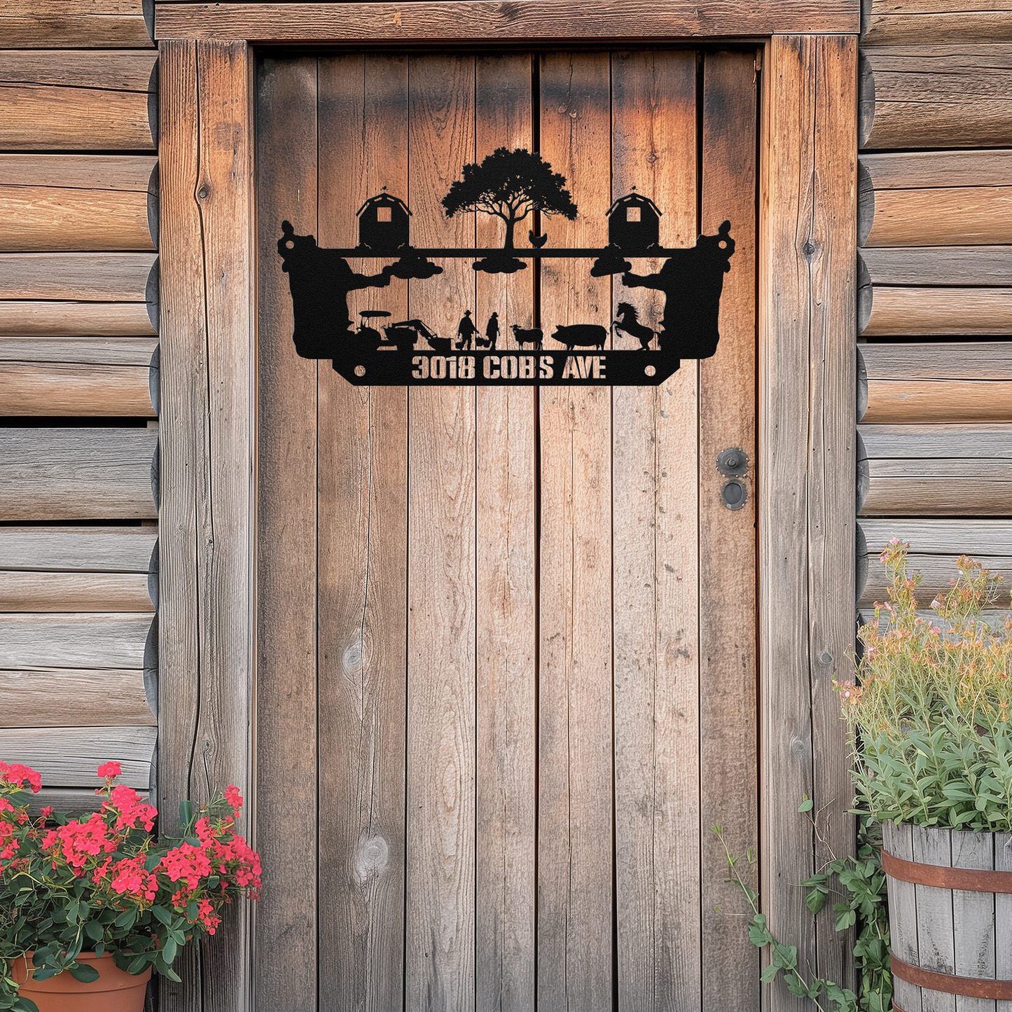 Farming Metal Sign (Cowtastic)