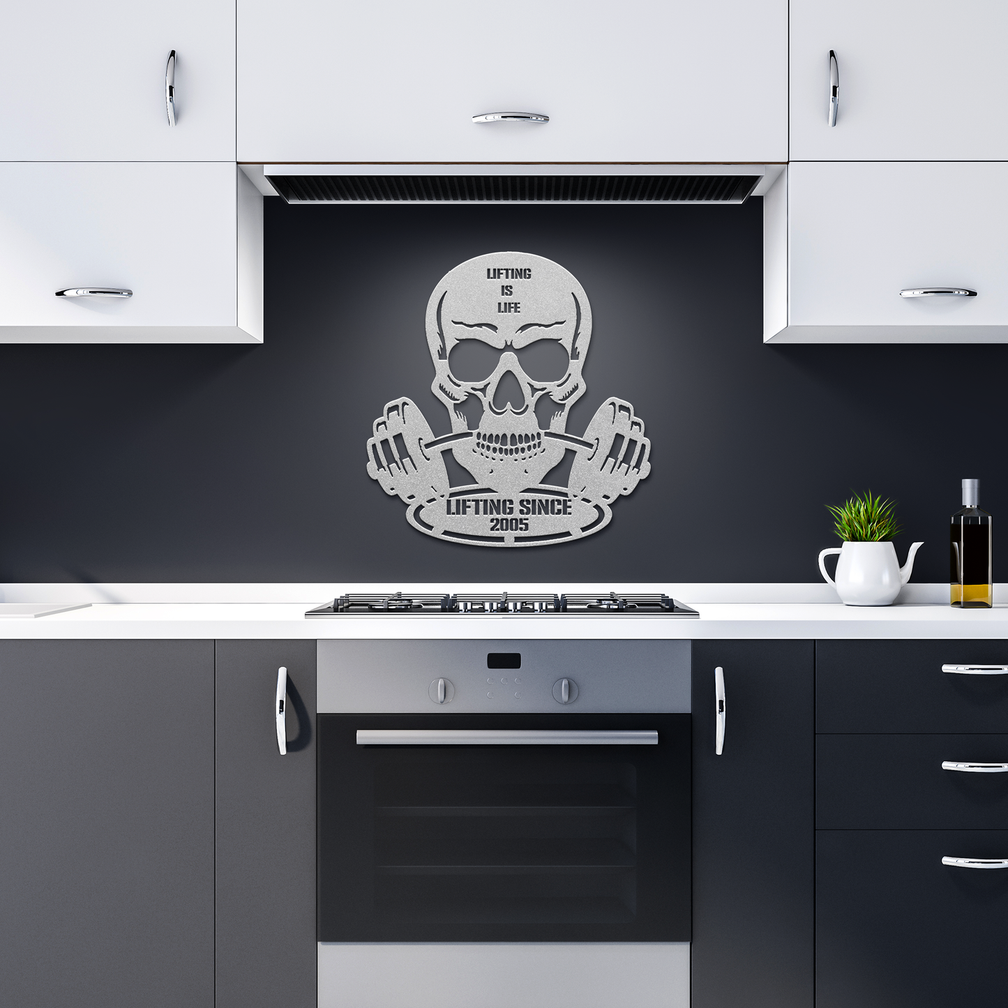 Gym_Metal_Sign_Skele_Lift_Silver_Dark_Kitchen_Mockup.png