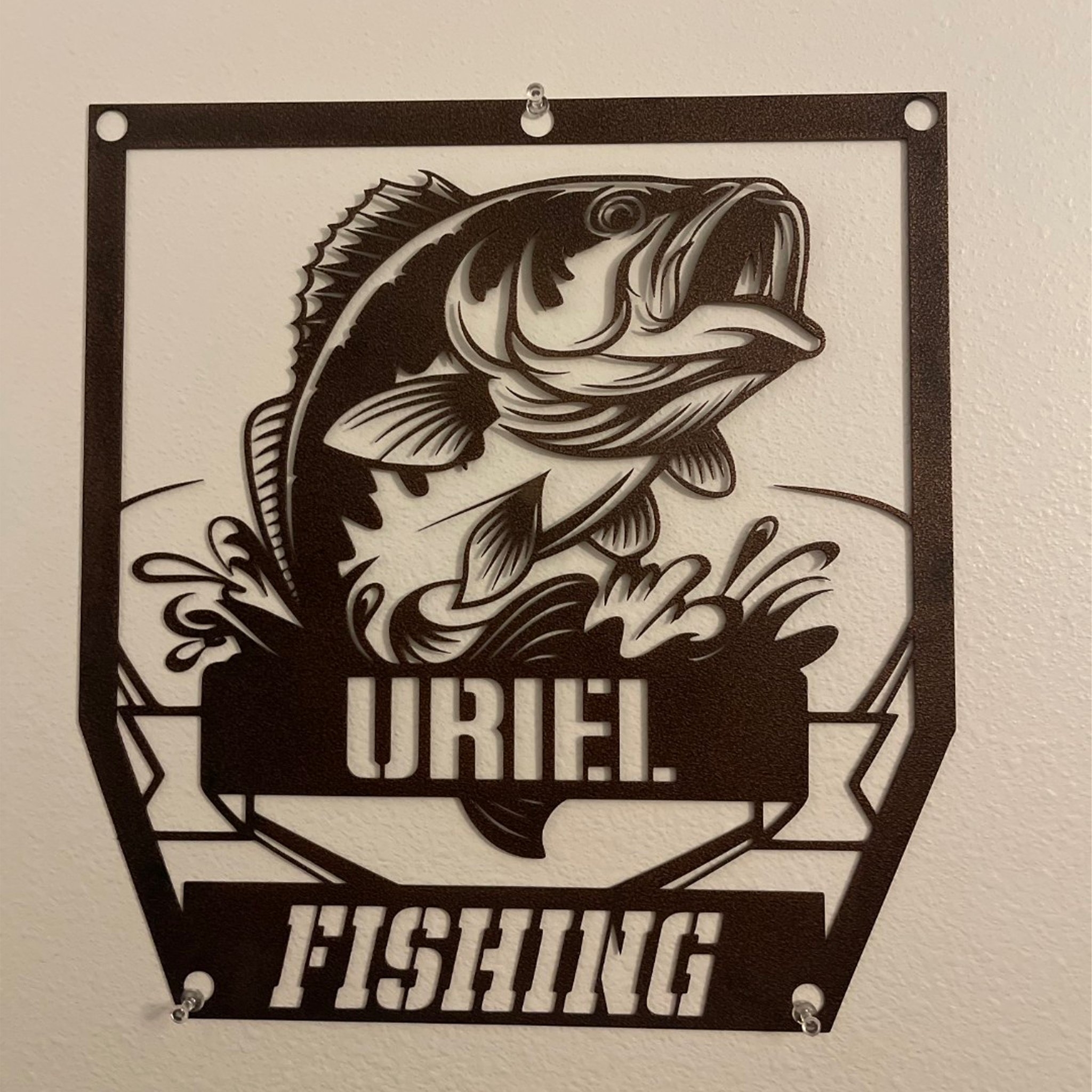 Fishing Metal Signs – fishing print