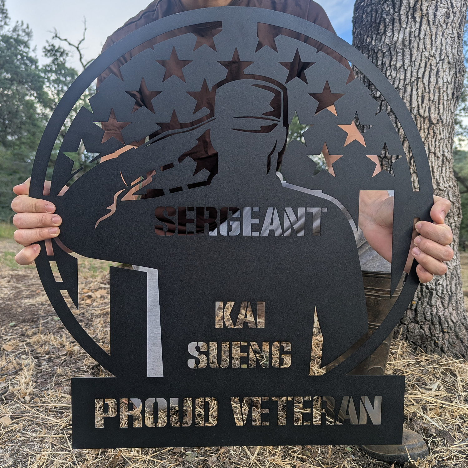 Trades Metal Sign