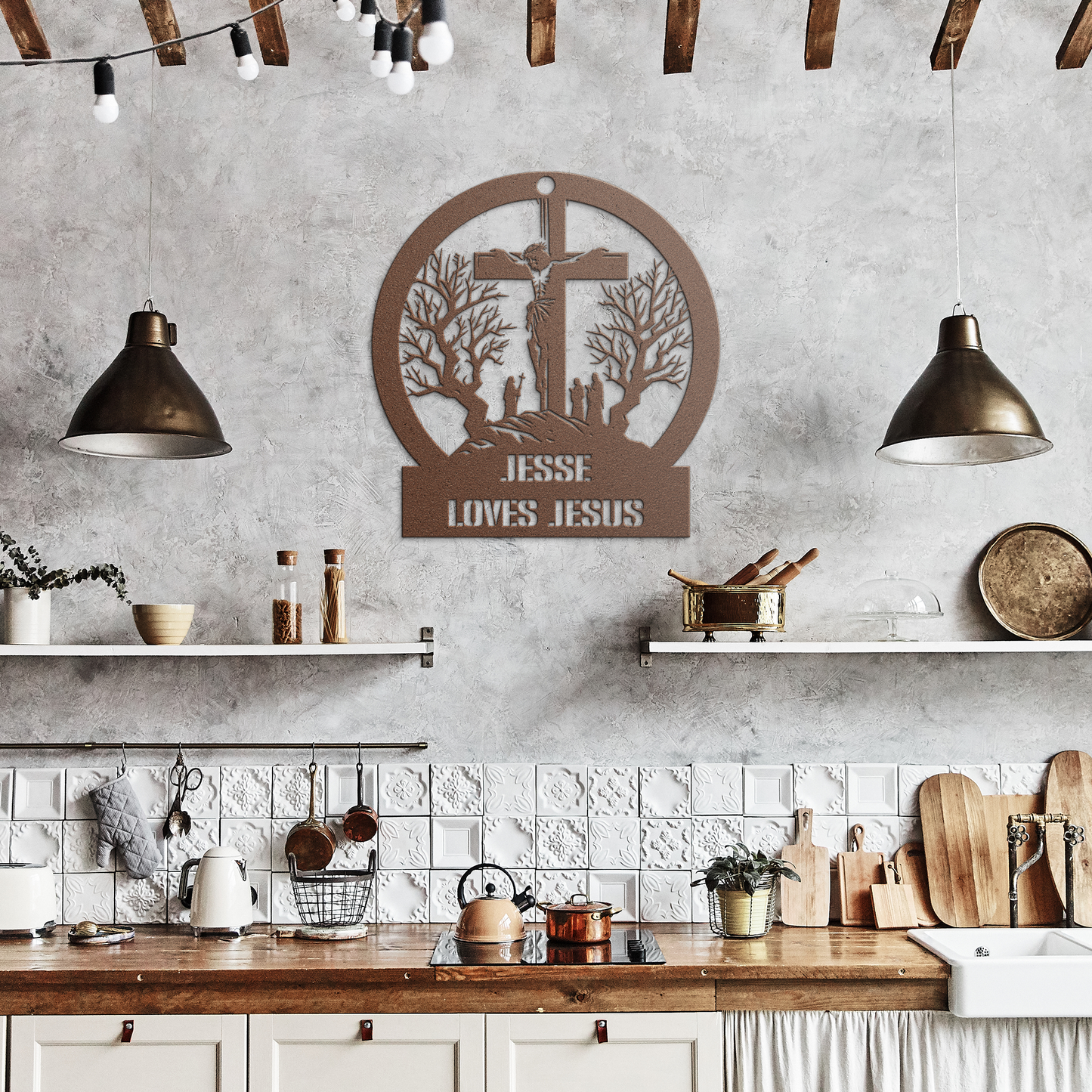 Christianity_Metal_Sign_Loves_Jesus_Copper_Rustic_Kitchen_Mockup.png