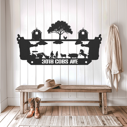 Farming Metal Sign (Cowtastic)