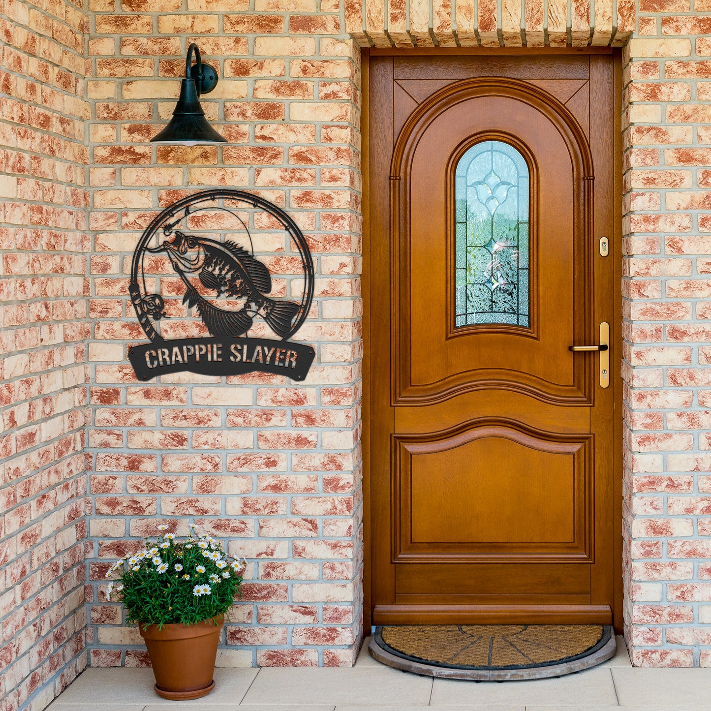 Crappie Slayer Metal Sign