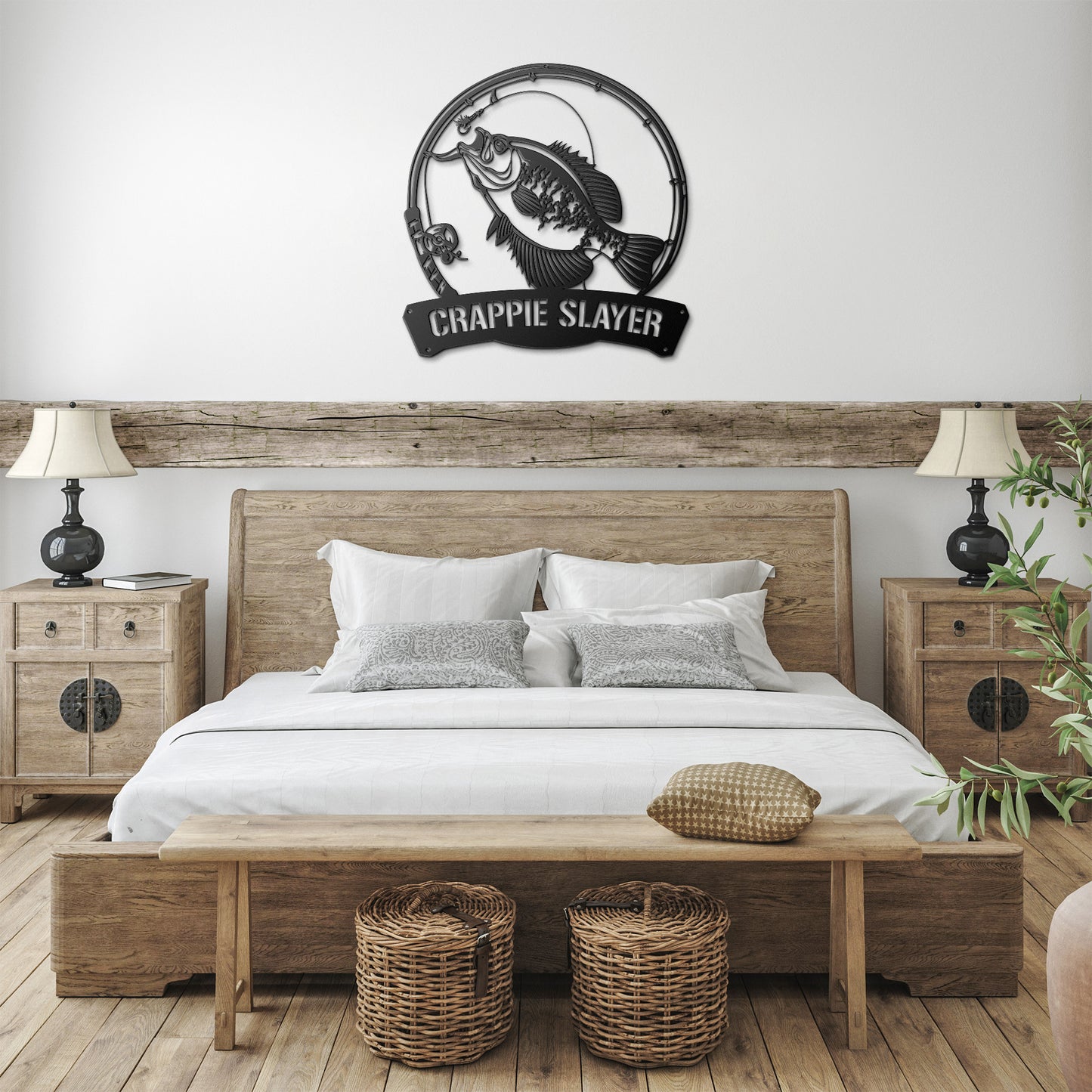 Crappie Slayer Metal Sign