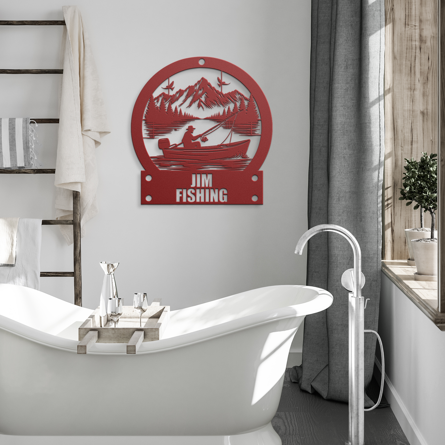 Custom_Fishing_Metal_Sign_Outdoor_Fishi_Red_Modern_Bathroom_Mockup.png
