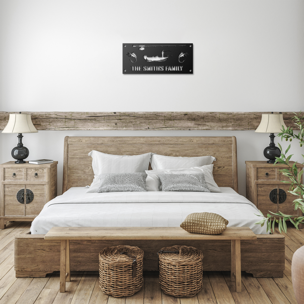 Custom_family_name_Metal_Sign_Boat_exci_Black_Farmhouse_Bedroom_Mockup.png