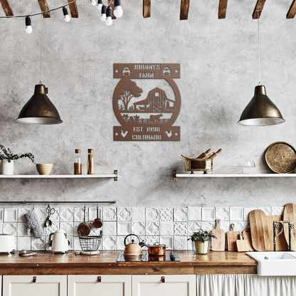Farming_Metal_Sign_Farm_Circle_Copper_Rustic_Kitchen_Mockup.png