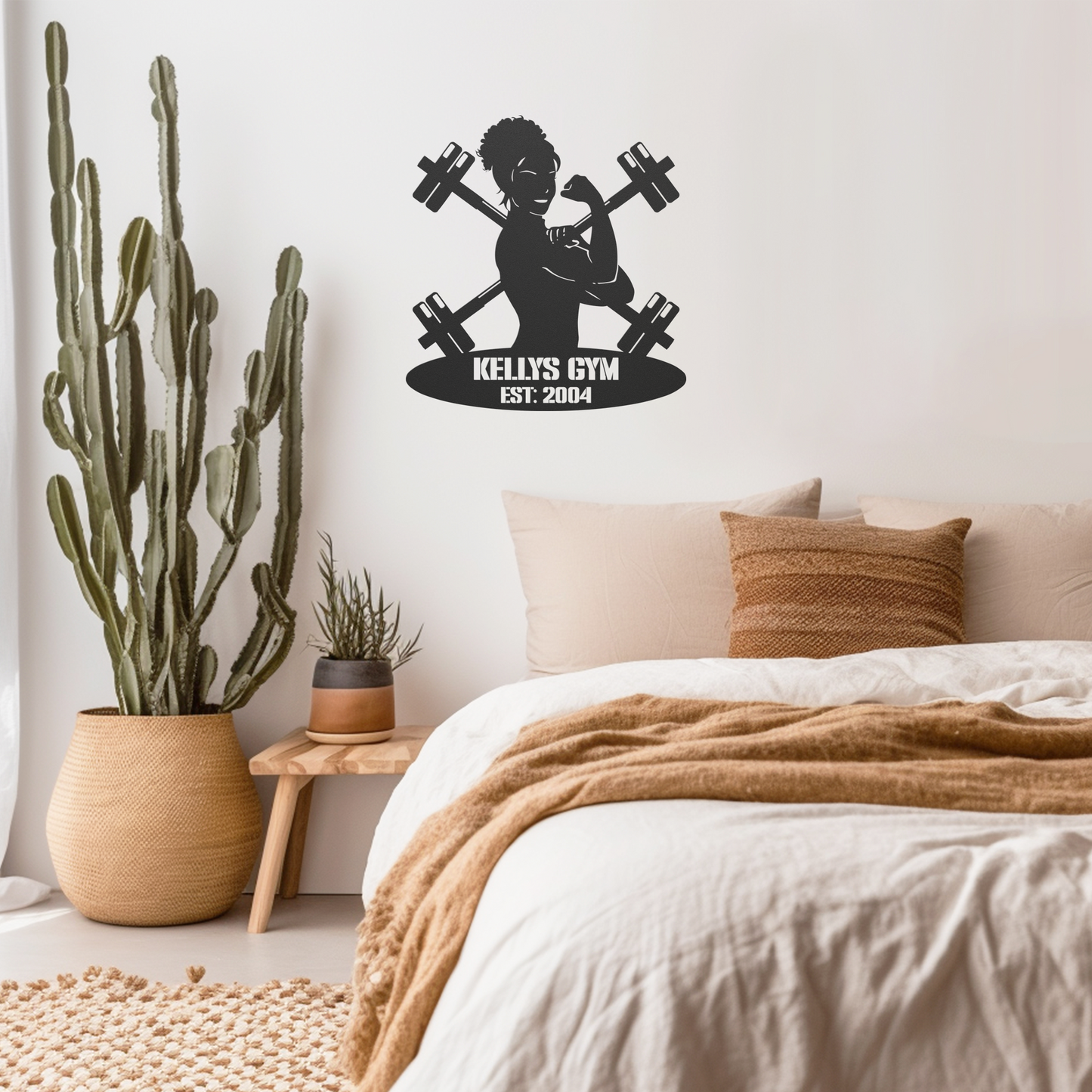 Gym Metal Sign (Girl Power)