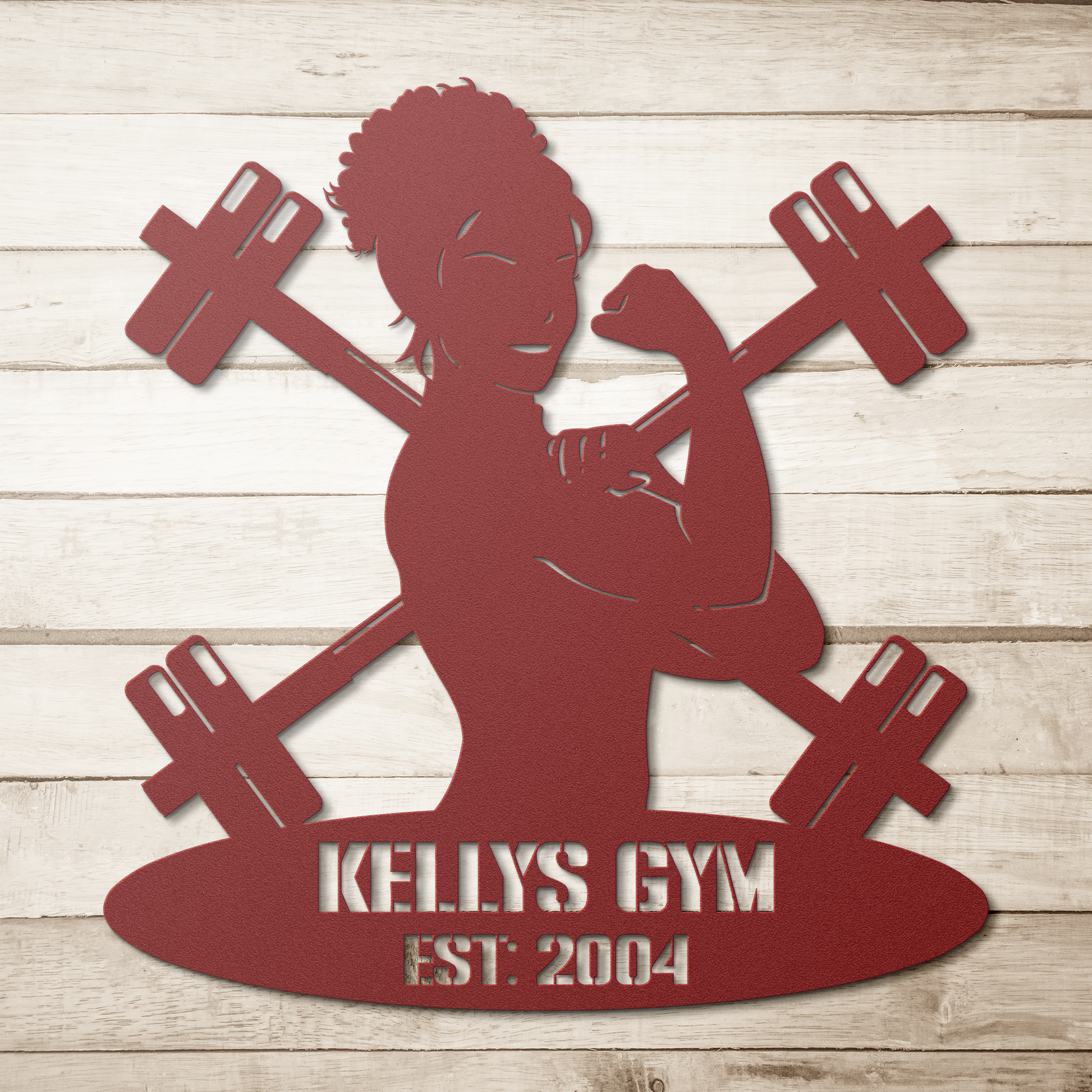 Gym_Metal_Sign_Girl_Power_Red_Simple_Wood_BKGD_Mockup.png