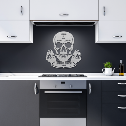 Gym_Metal_Sign_Skele_Lift_Silver_Dark_Kitchen_Mockup.png