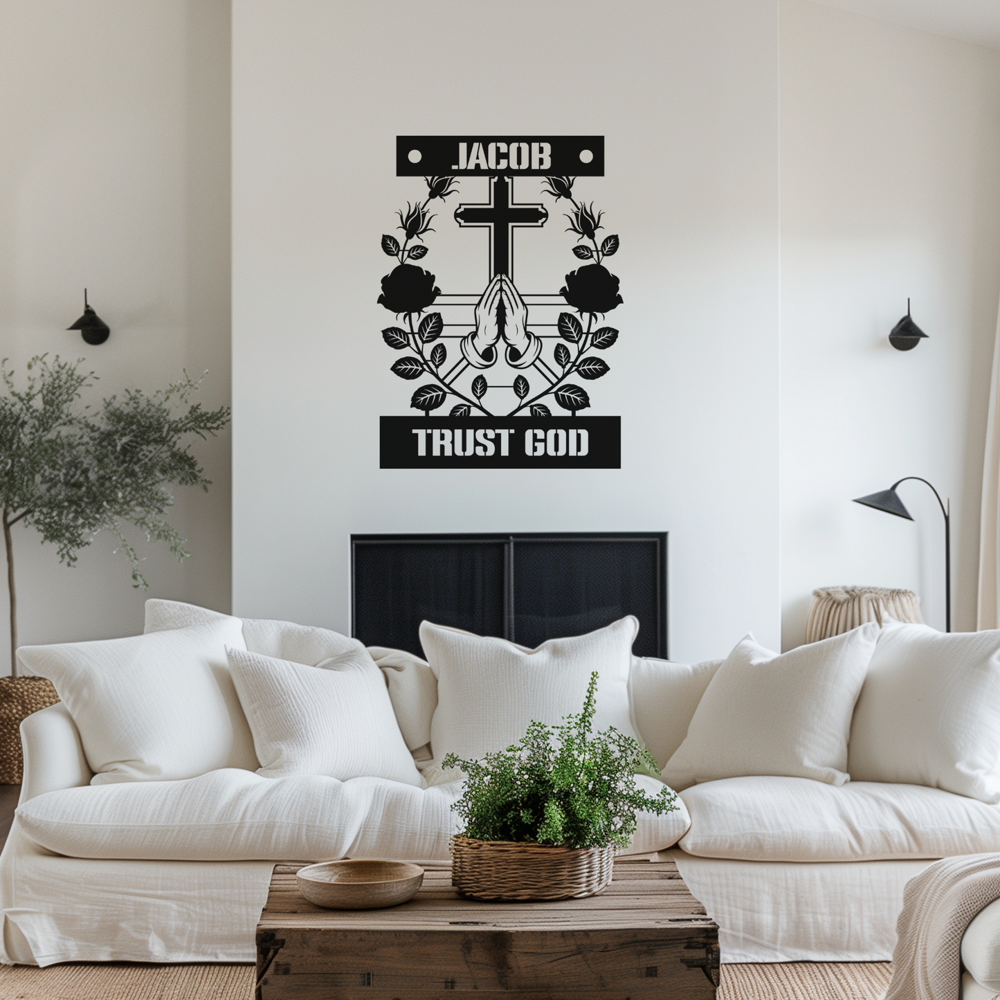 Christianity Metal Sign (Trust God)