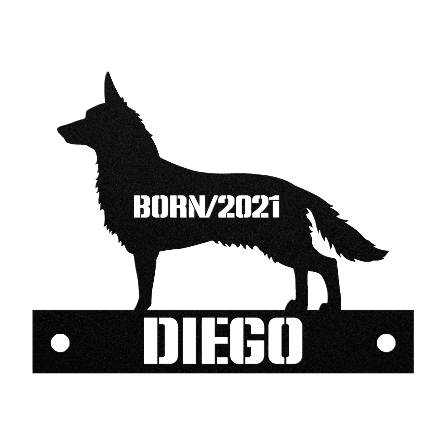 Personalized_German_Shepherd_Metal_Sign_Black_Transparent_Mockup.png