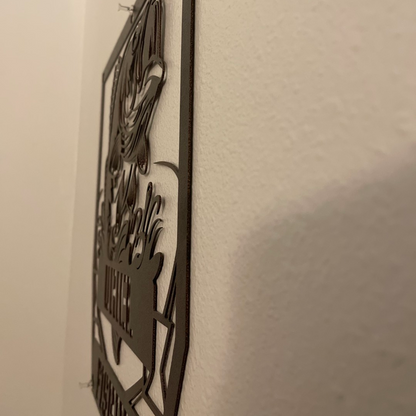 Custom Fishing Metal signs (Fish Prism)