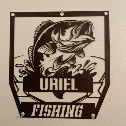 Custom Fishing Metal signs (Fish Prism)