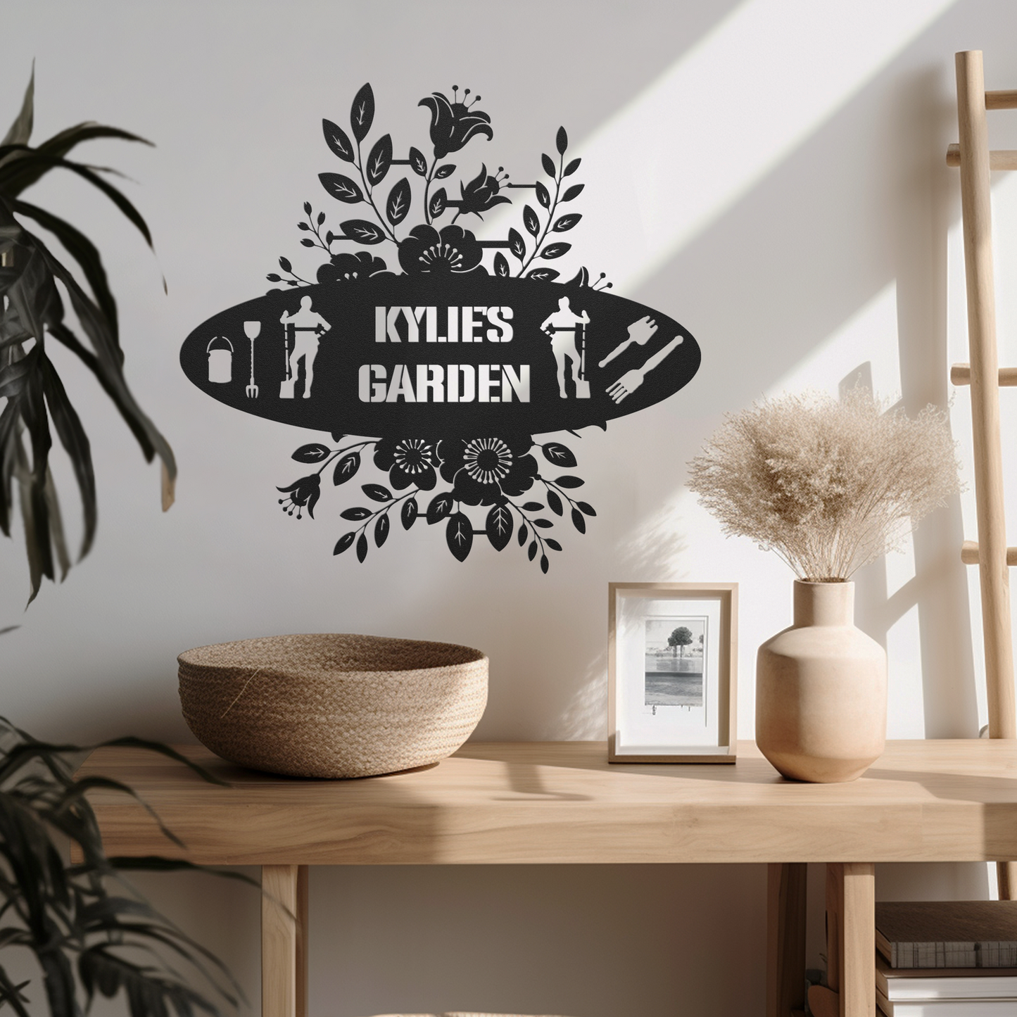 Farming Metal Sign (Floral Bloom)